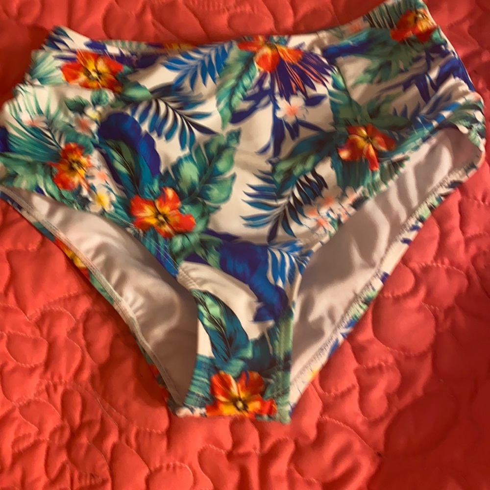 Bright Floral Swim Bottom